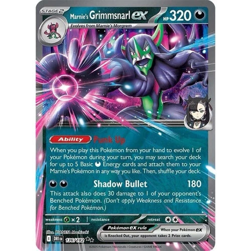 Marnie's Grimmsnarl ex Double Rare 136/182