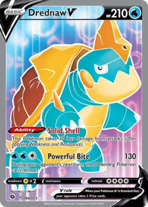 Drednaw V 069/073 Champion's Path Ultra Rare Pokemon