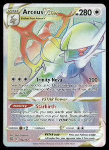 Arceus Vstar - 176/172 - Rainbow Hyper Rare - Brilliant Stars