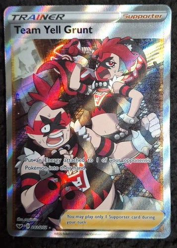 Team Yell Grunt 202/202 Sword & Shield Base Set Secret Rare