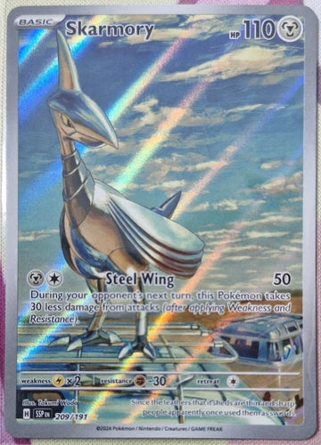 Skarmory - 209/191 - Surging Sparks - Illustration Rare