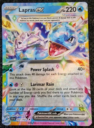 Lapras ex 032/142 Stellar Crown Double Rare