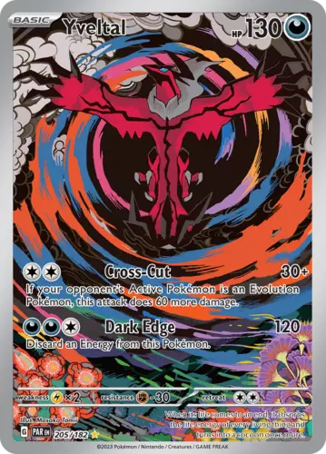 Yveltal 205/182 - Paradox Rift Holo Illustration Rare