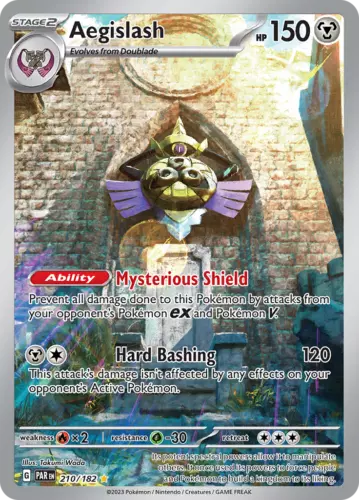 Pokémon TCG Aegislash Paradox Rift 210/182 Holo Illustration Rare