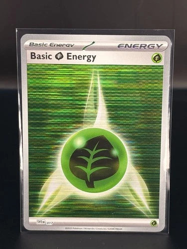 Basic Grass Energy - 017 SVE: Scarlet & Violet Energies Holo