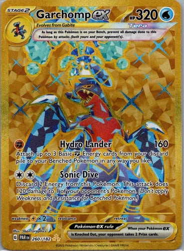 Garchomp ex Paradox Rift 260/182 Holo Hyper Rare