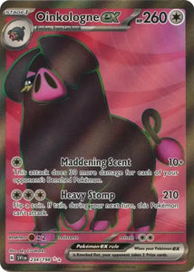 Oinkologne EX Scarlet & Violet Base Set 234/198 Holo Ultra Rare