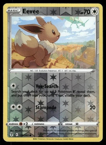Eevee (Reverse Holo) Common 125/203