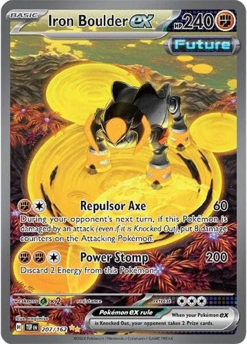 Iron Boulder EX 207/162 Special Illustration Rare Temporal Forces