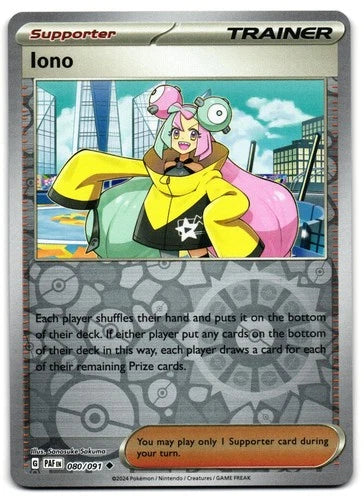 Iono Reverse Holo Uncommon 080/091