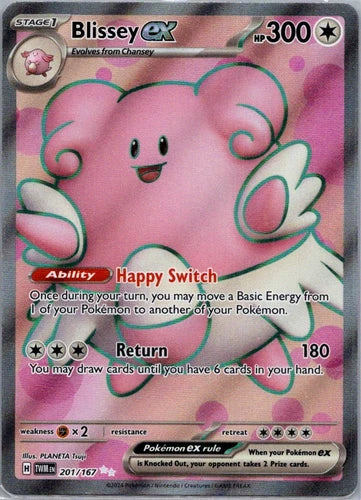 BLISSEY EX 201/167 - Full Art - Twilight Masquerade