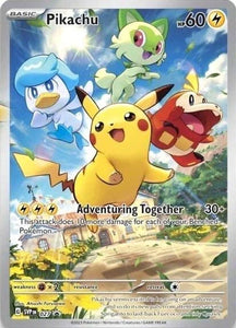 Pikachu SVP027 Paldea Evolved ETB Promo