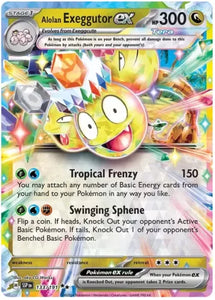 Surging Sparks Alolan Exeggutor ex Ultra Rare 133/191