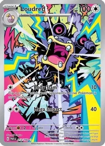 Loudred 212/182 Illustration Rare Paradox Rift