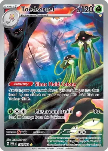 Toedscruel - 185/182 - Paradox Rift Illustration Rare
