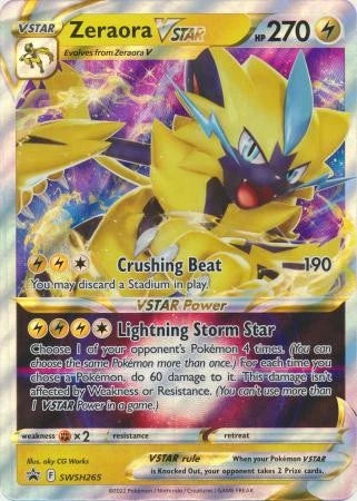 Zeraora Vstar - SWSH265 Sword & Shield Promo