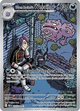 Team Rocket's Weezing - 199/182 199 - SV10 Destined Rivals Holofoil