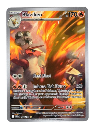Blaziken Illustration Rare Destined Rivals #192/182