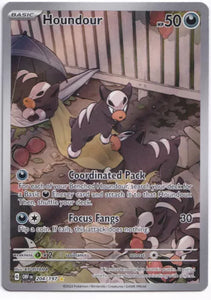 Houndour Sv03: Obsidian Flames 204/197 Holo Illustration Rare