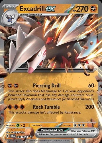 Excadrill EX - Ultra Rare - 046/086