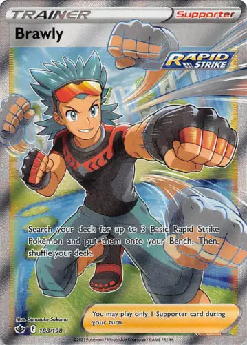 Brawly 188/198 Chilling Reign Ultra Rare