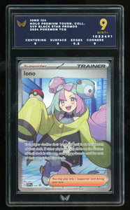 Iono Full Art Pokémon Premium Tournament Collection SVP #124 ARK 9 Mint