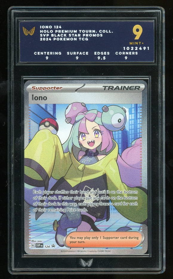 Iono Full Art Pokémon Premium Tournament Collection SVP #124 ARK 9 Mint