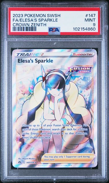 Elesa's Sparkle - 147/159 - Full Art Ultra Rare PSA 9
