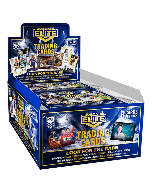 2022 NRL Elite Trading Cards - Box (24 Packs)