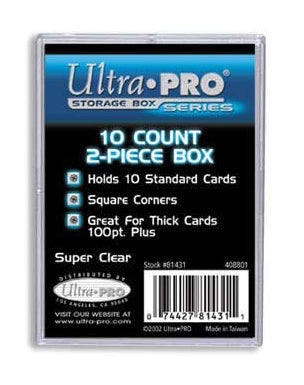 ULTRA PRO Card Storage Box - 2 Piece 10ct