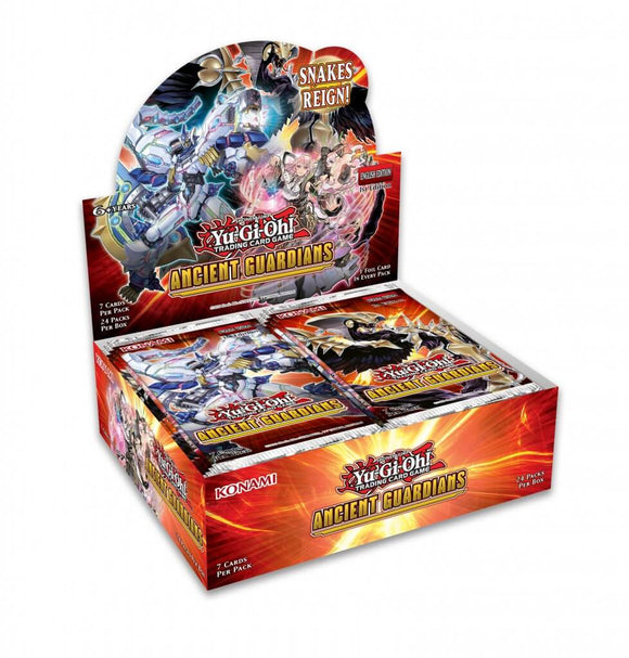 YU-GI-OH! TCG Ancient Guardians 7 x card Booster