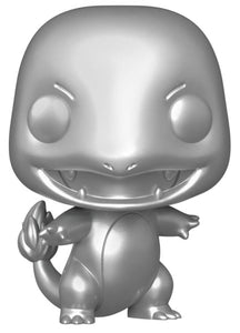 Pokemon - Charmander Silver Metallic 25th Anniversary Pop! Vinyl [RS]