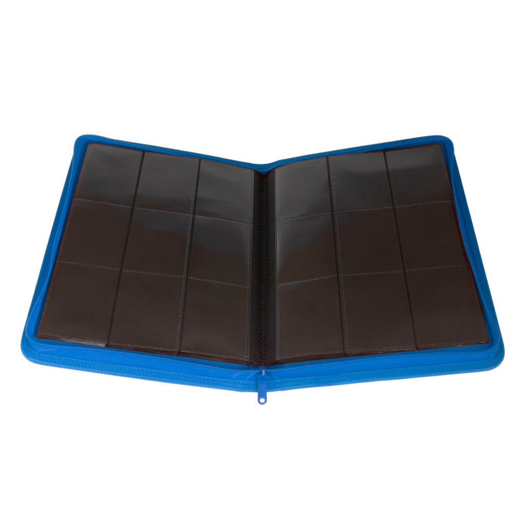Collector's Series 9 Pocket Zip Trading Card Binder – Various Colours