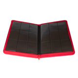 Collector's Series 9 Pocket Zip Trading Card Binder – Various Colours