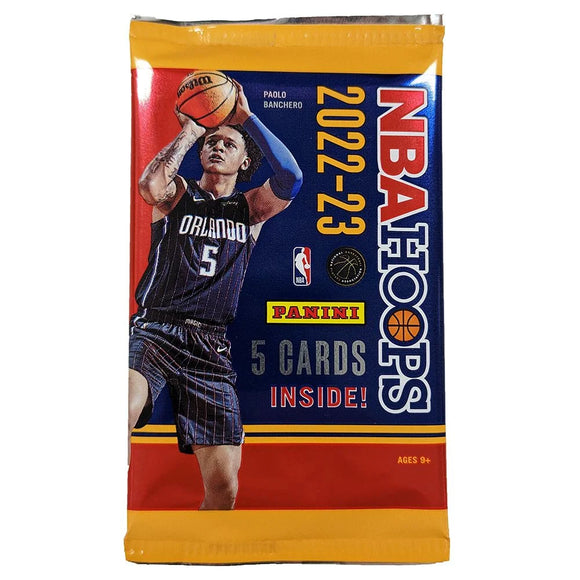 PANINI 2022 Hoops Basketball GRAVITY FEED Pack. 5 x card per pack